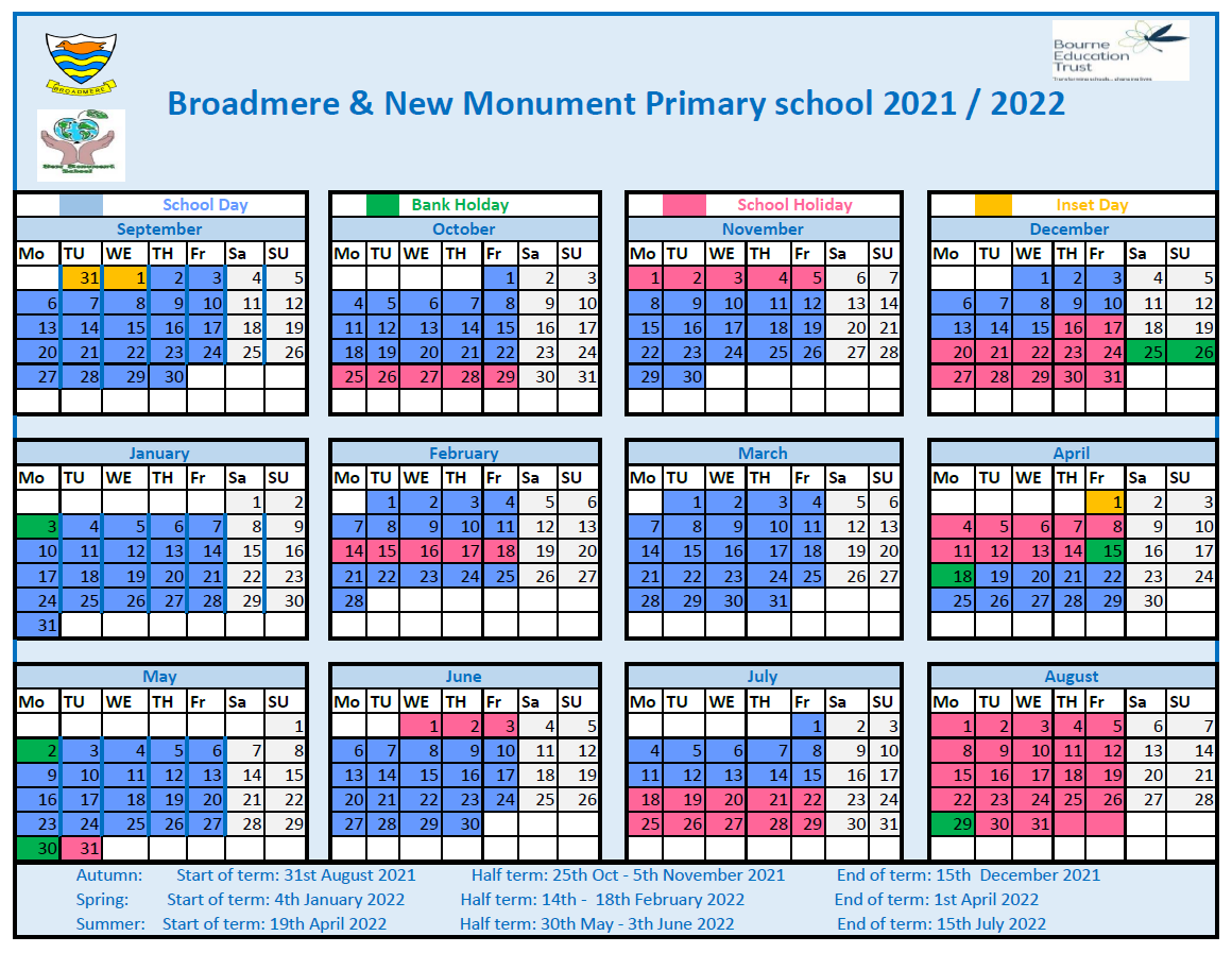 term-dates-broadmere-primary